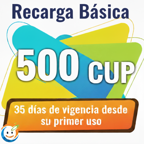 Recarga Básica 500 CUP