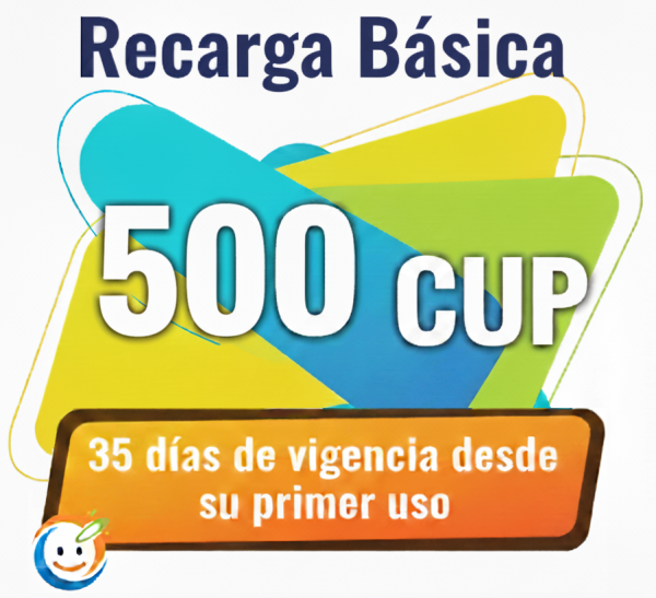 Recarga Básica 500 CUP