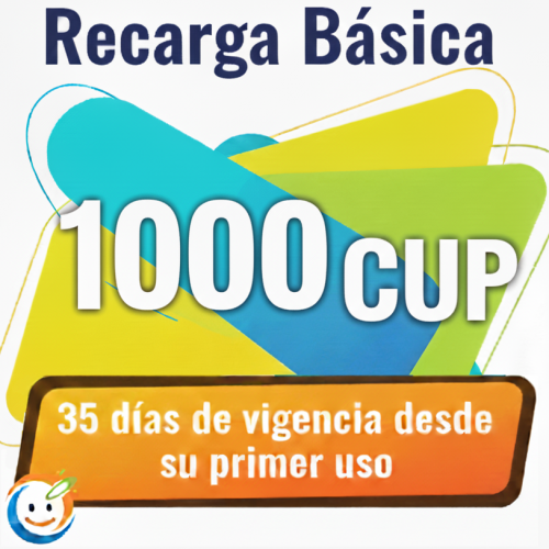 Recarga Básica 1000 CUP