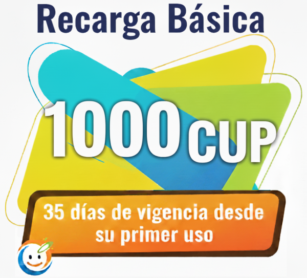 Recarga Básica 1000 CUP